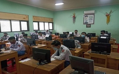 Ujian Satuan Pendidikan (USP) SMK Negeri Margomulyo Bojonegoro Tahun Pelajaran 2020/2021